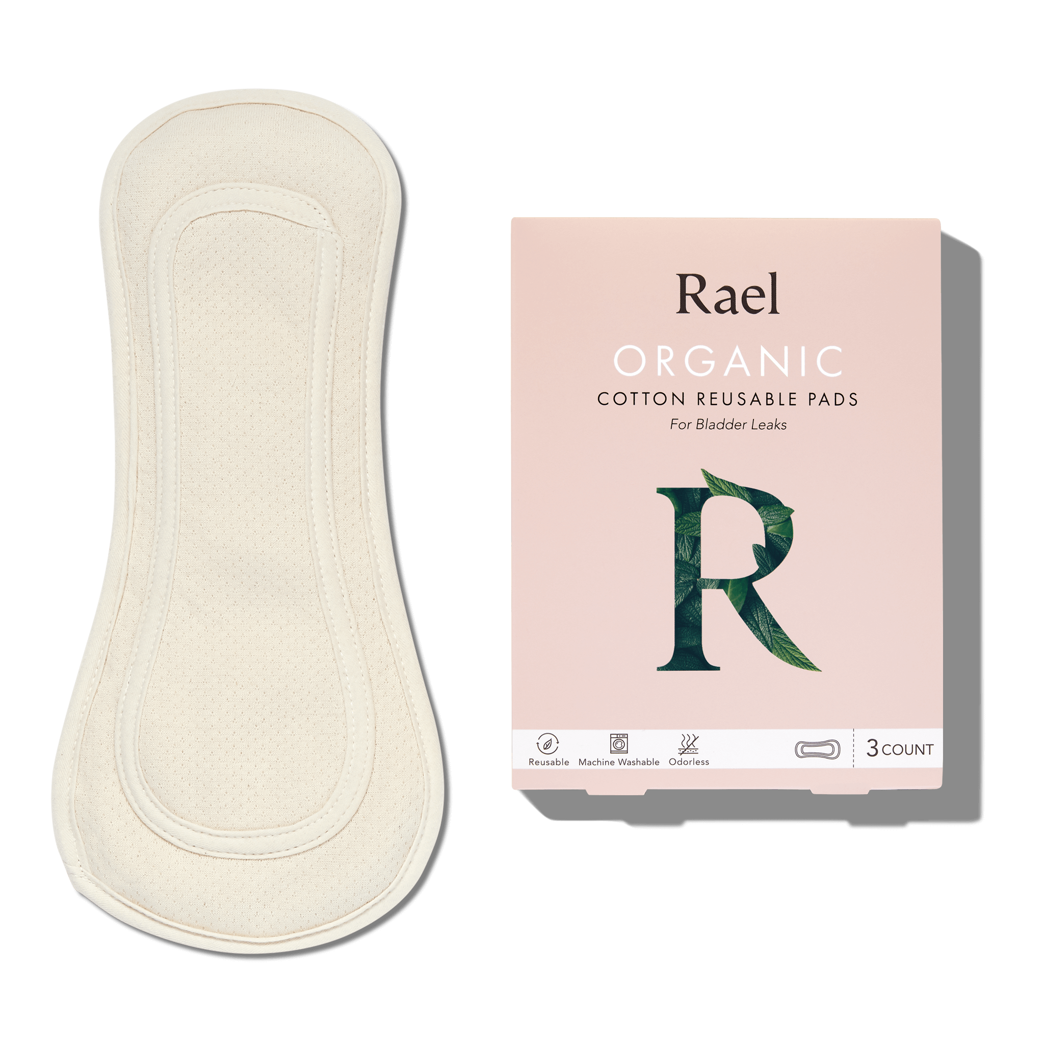 Organic Cotton Reusable Incontinence Pads