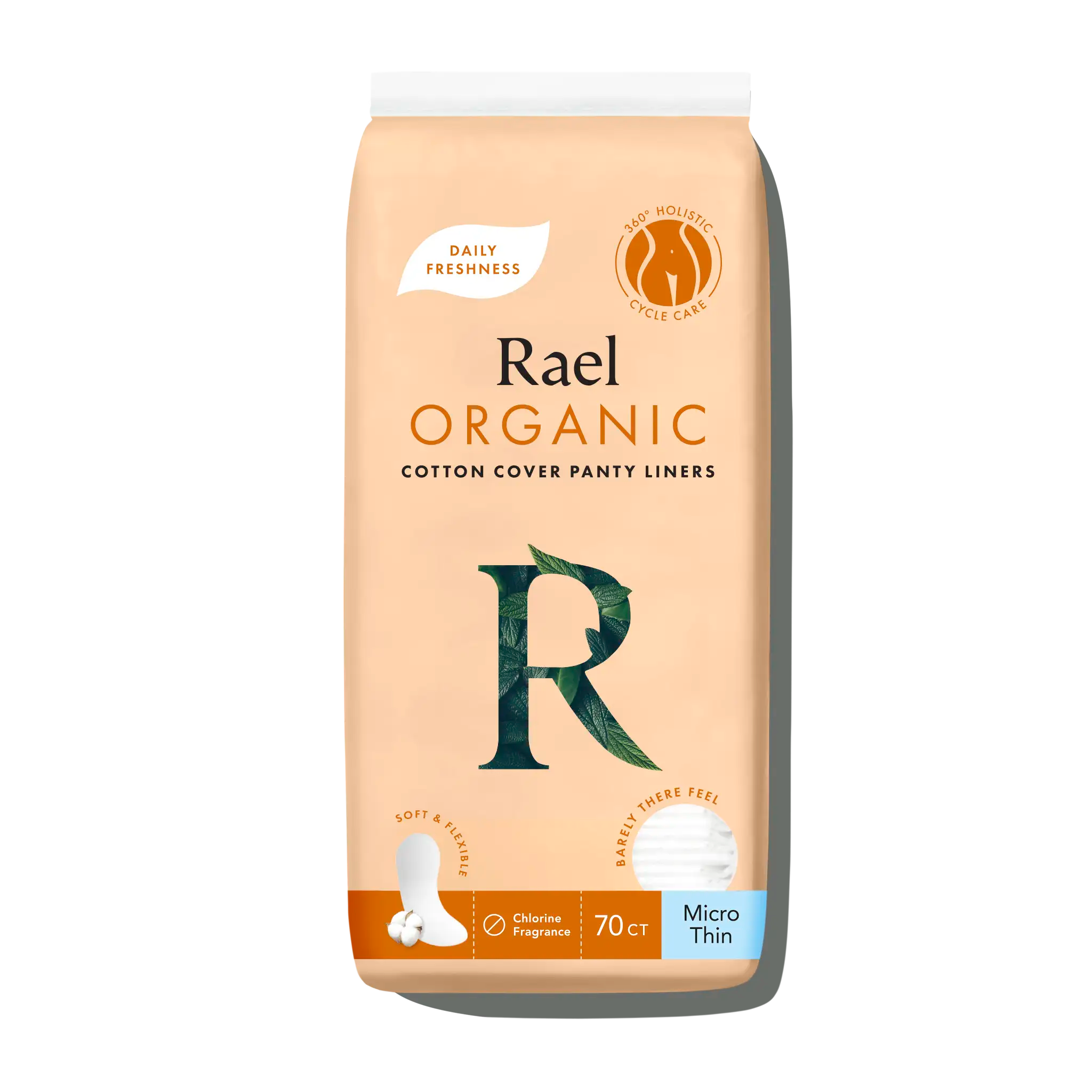 Organic Cotton Cover Micro Thin Panty Liners
